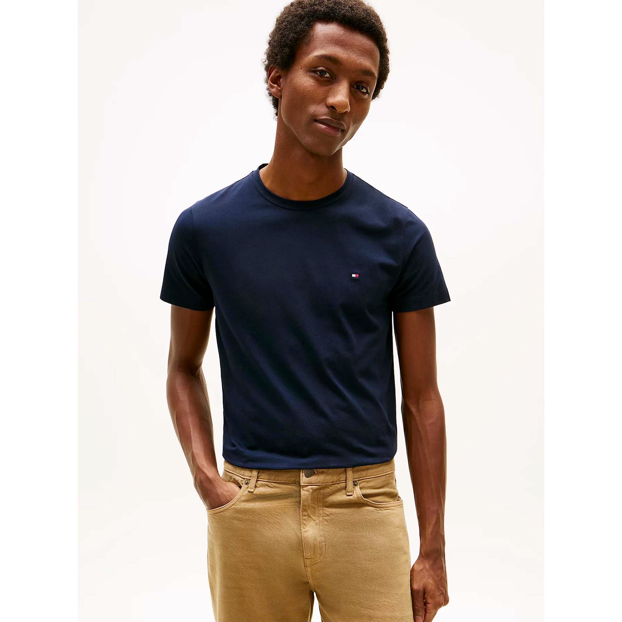 CORE_STRETCH_SLIM_C-NECK_TEE_MW0MW27539_DW5_Image_2