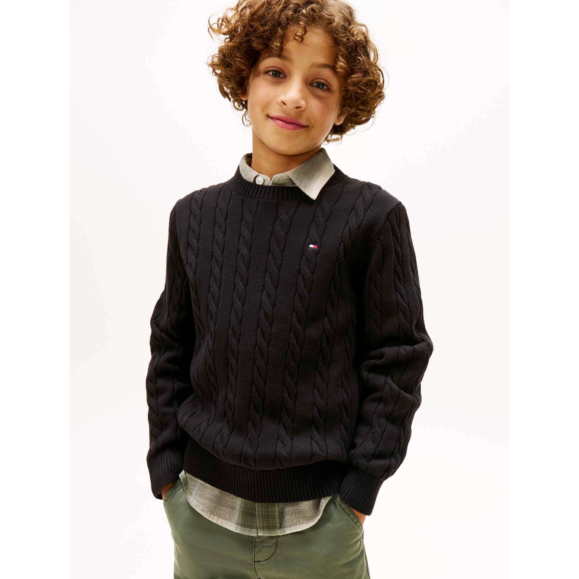 COTTON_CABLE_SWEATER_KB0KB09753T_BDS_Image_2