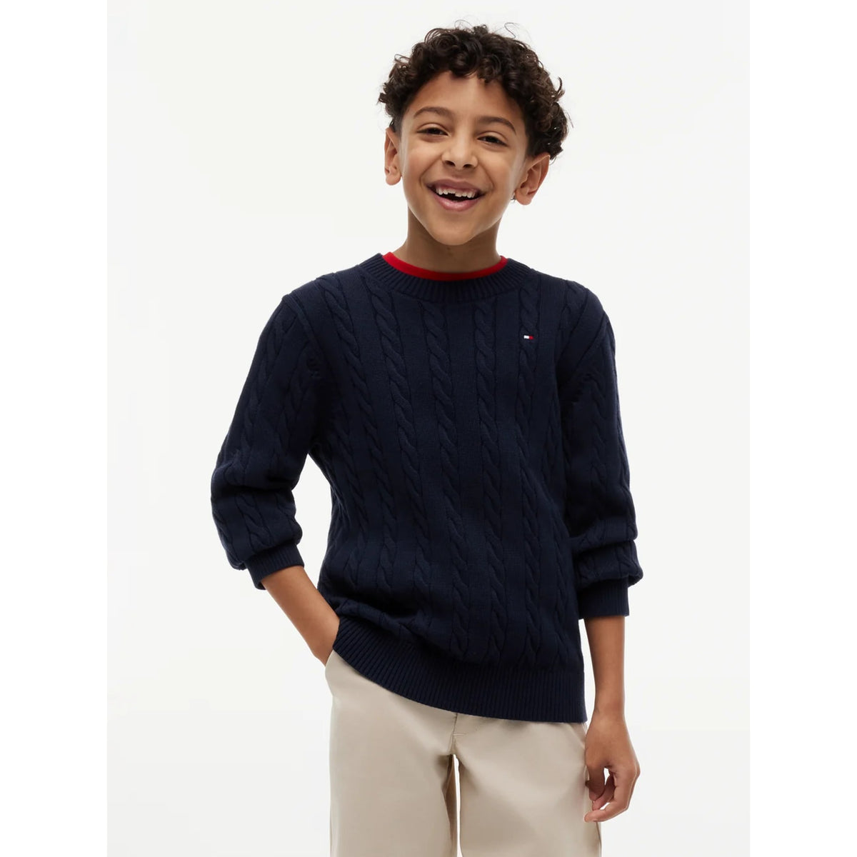 COTTON_CABLE_SWEATER_KB0KB09753T_C1G_Image_2