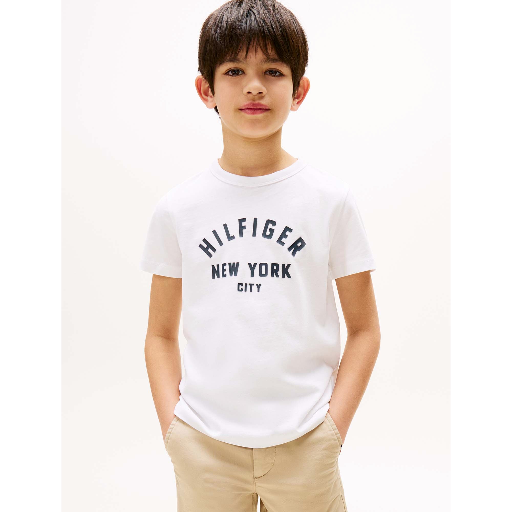 CURVED_HILFIGER_GRAPHIC_TEE_SS_THKB0KB09800T_YBR_Image_2