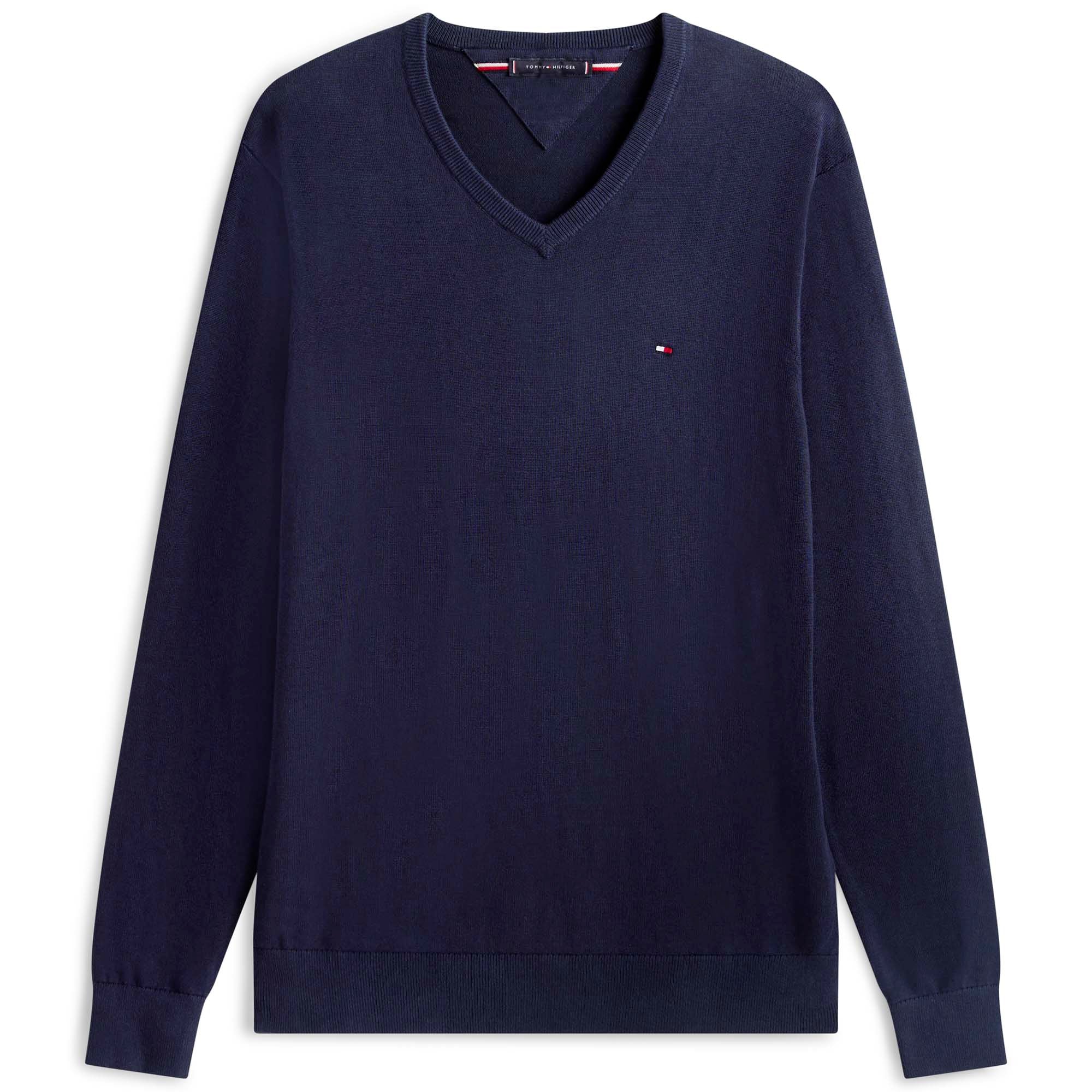 ESSENTIAL_COTTON_V_NECK_MW0MW42249_DW5_Image_1