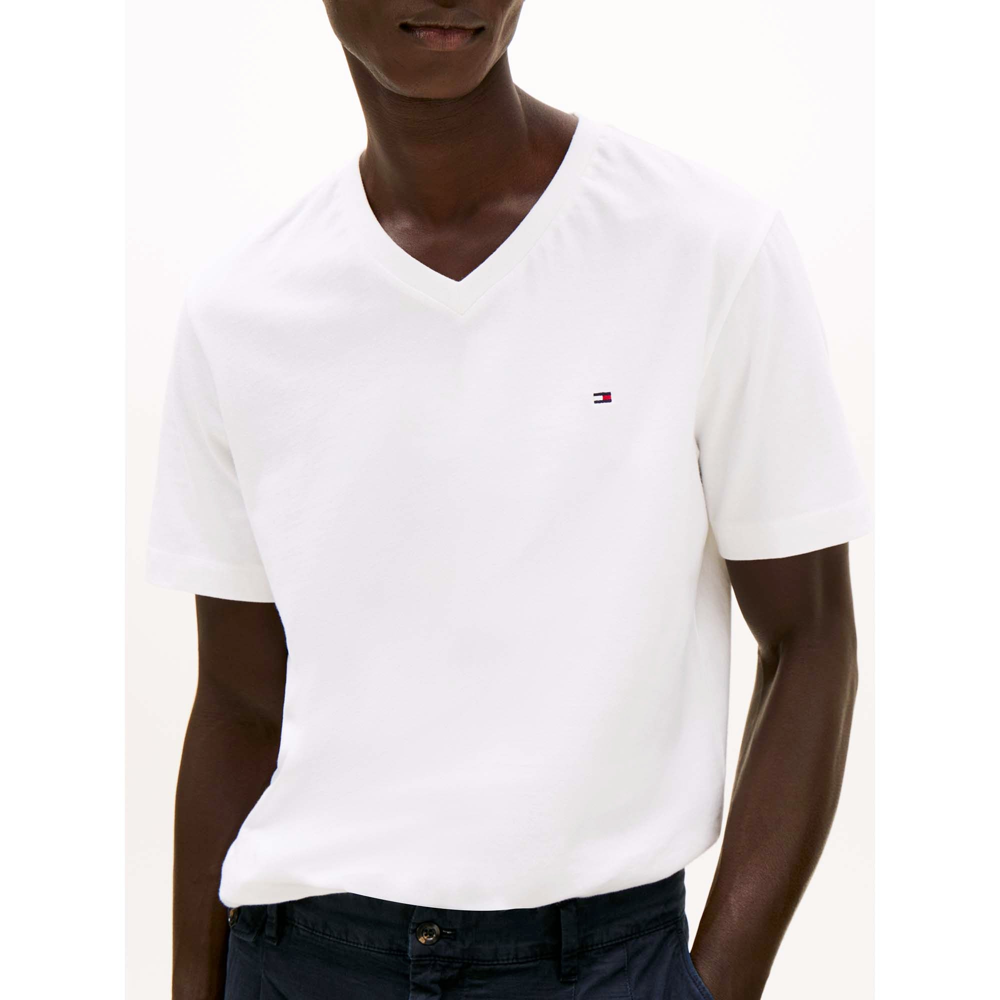 ESSENTIAL_V-NECK_TEE_MW0MW39249_YBR_Image_4