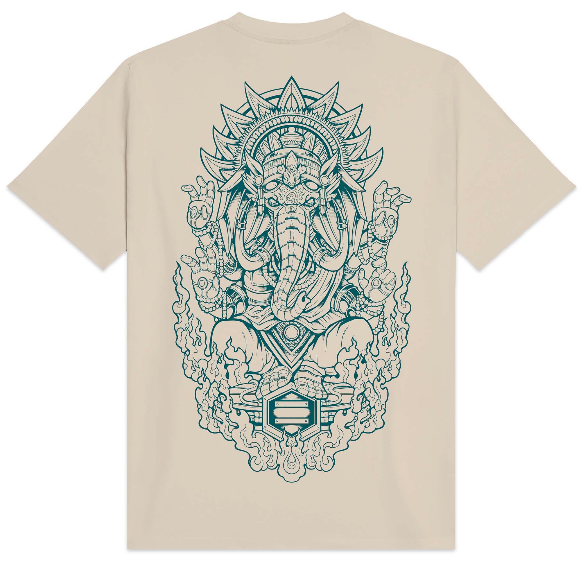 GANESHA_OUTLINE_TEE_BEIGE_TS1007TT_03_Image_2