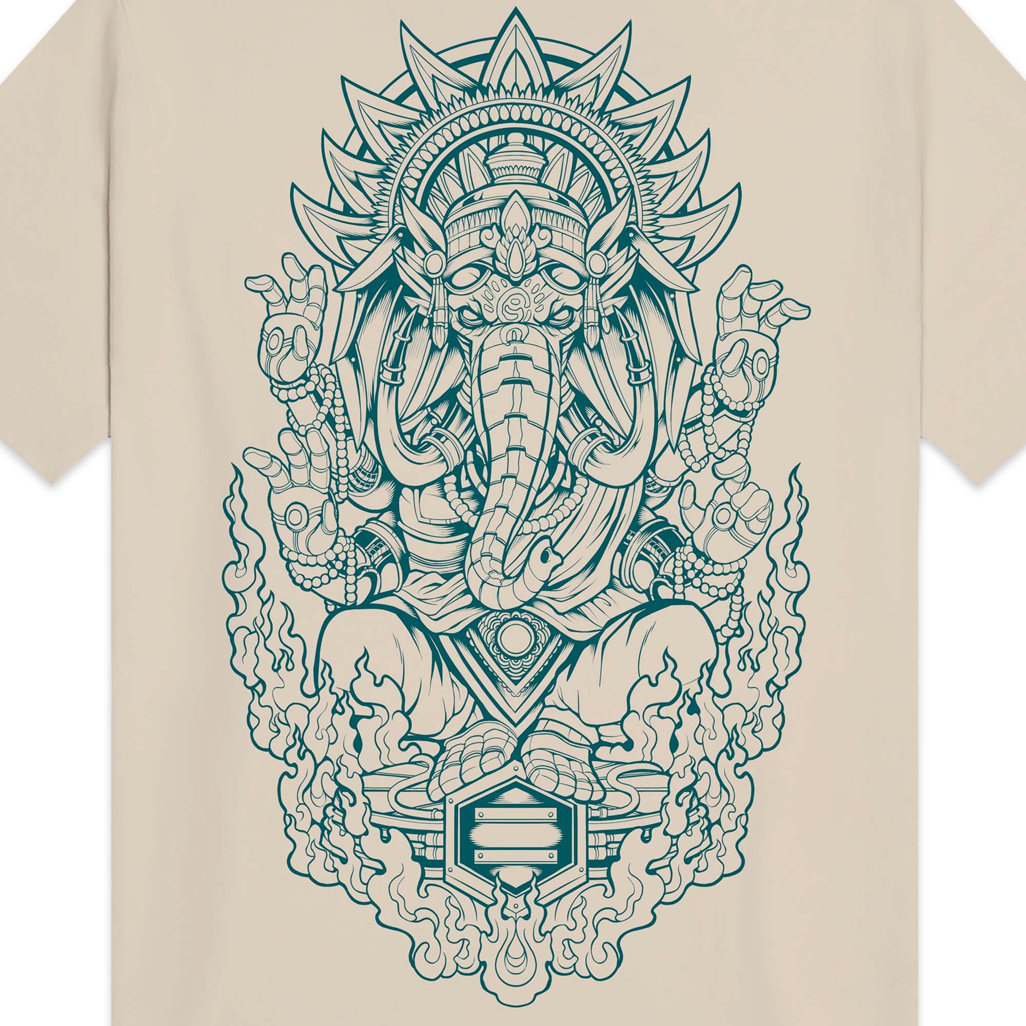 GANESHA_OUTLINE_TEE_BEIGE_TS1007TT_03_Image_3