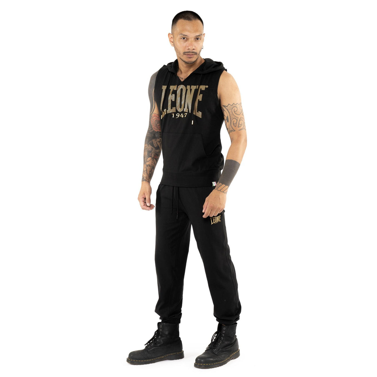 MAN_HOODY_SLEEVELESS_STRIPE_GOLD_HJ_M6407T10J08_09_Image_3