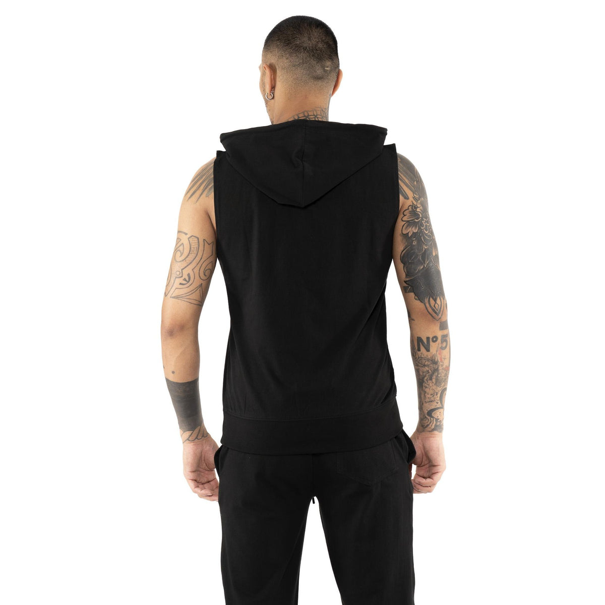MAN_HOODY_SLEEVELESS_STRIPE_GOLD_HJ_M6407T10J08_09_Image_5