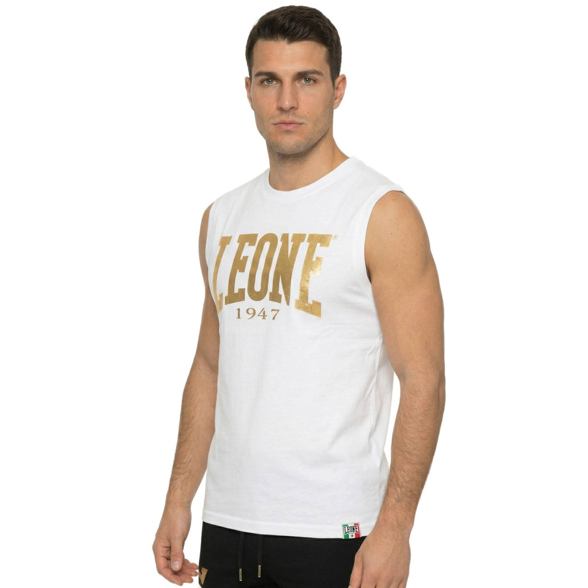 MAN_T-SHIRT_SLEEVELESS_GOLD_M6909S12J02_00_Image_3