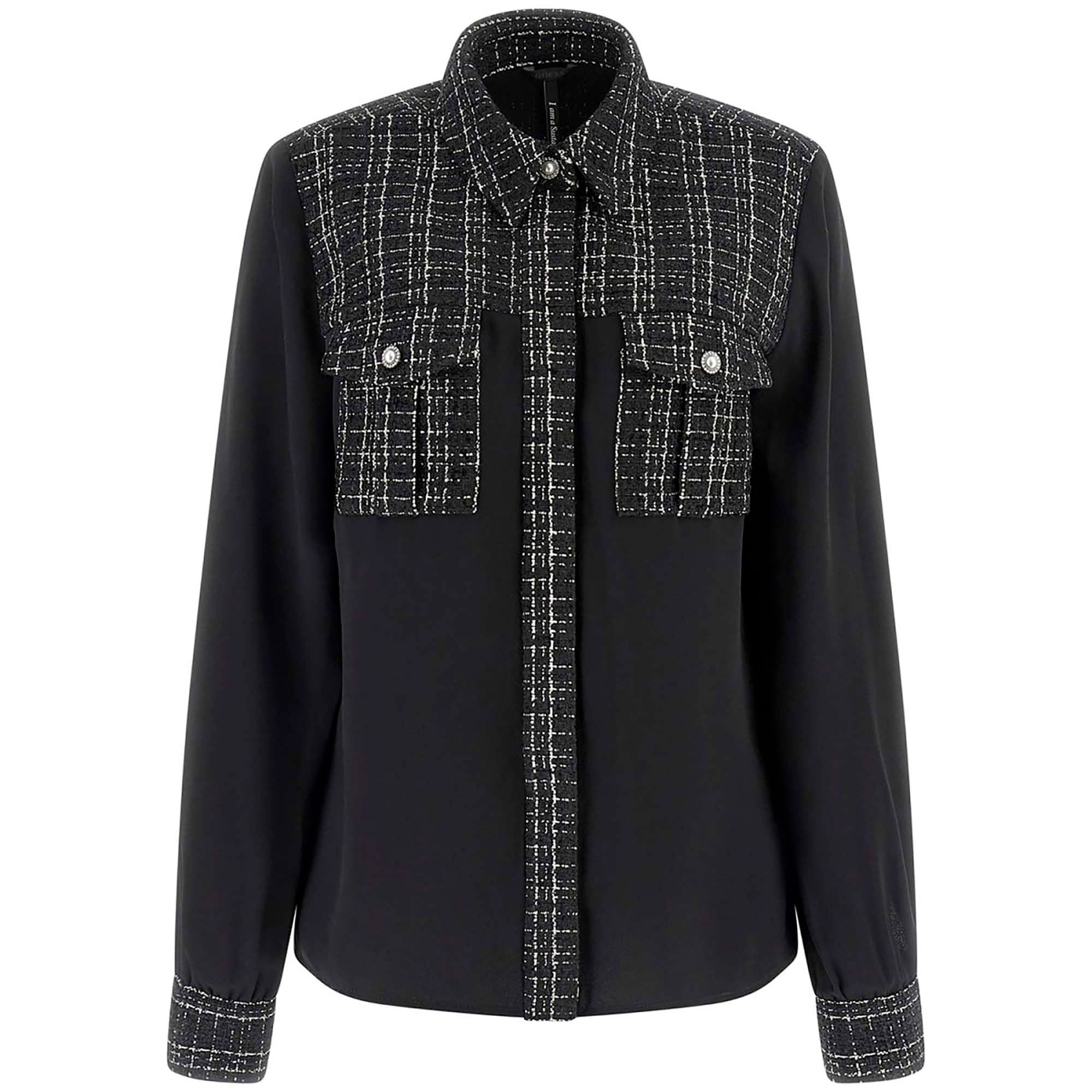 SANDRA_MIX_TWEED_SHIRT_W5BH55W2382_JBLK_Image_1