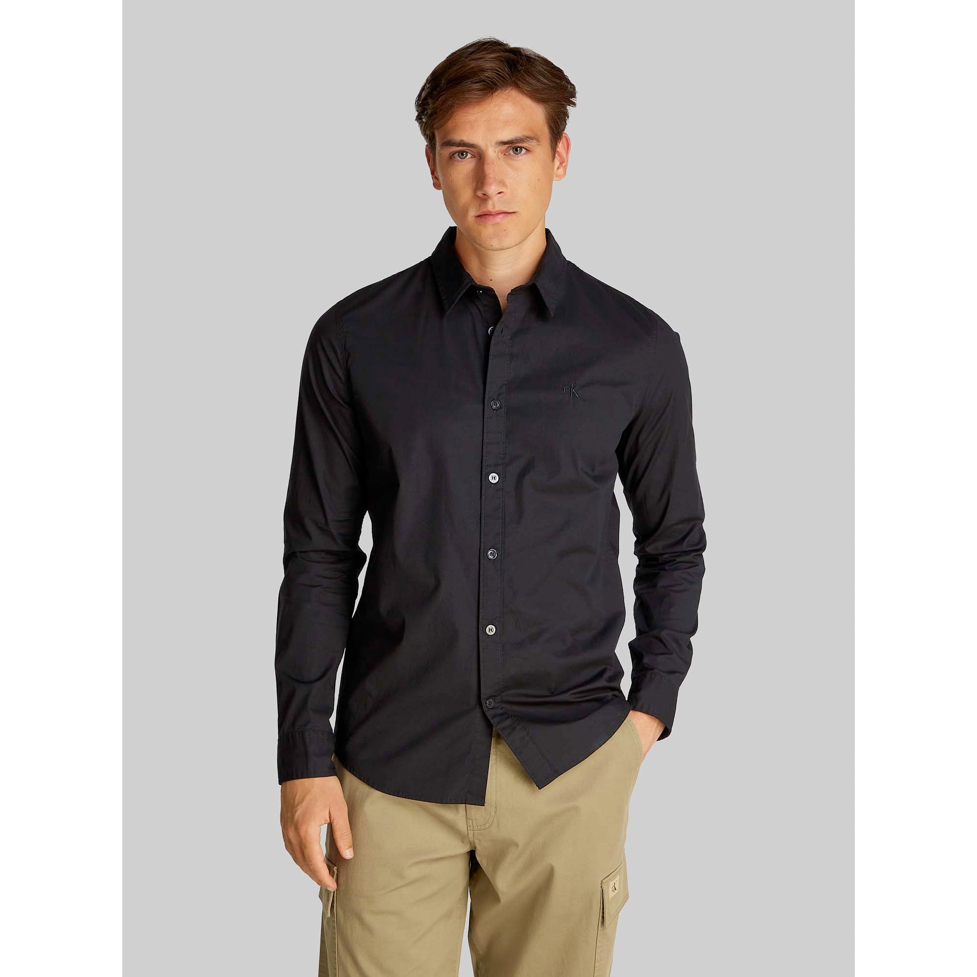 SLIM_STRETCH_SHIRT_J30J324614_BEH_Image_3