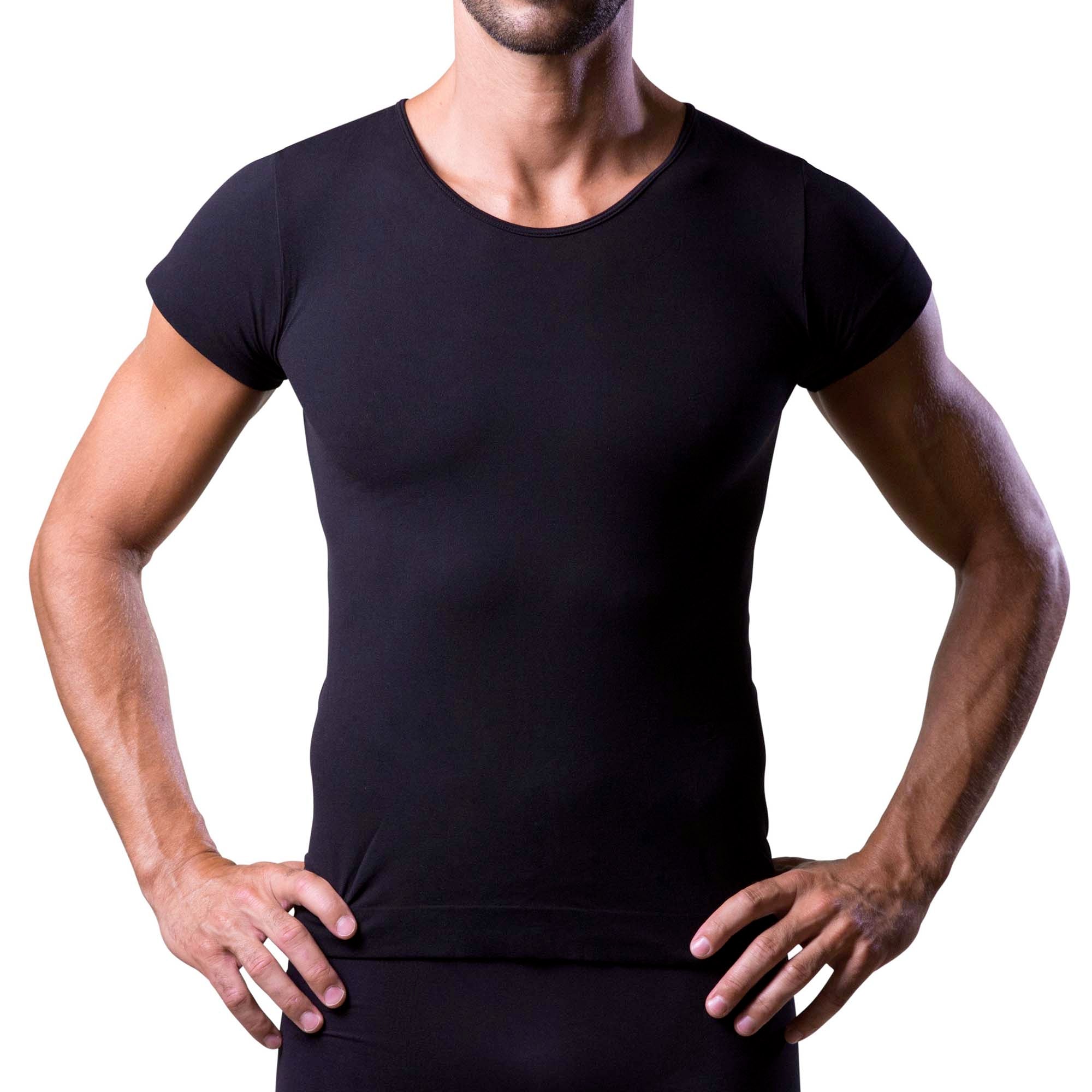 T-DRY_T-SHIRT_GIROCOLLO_MA421_BLACK_Image_1