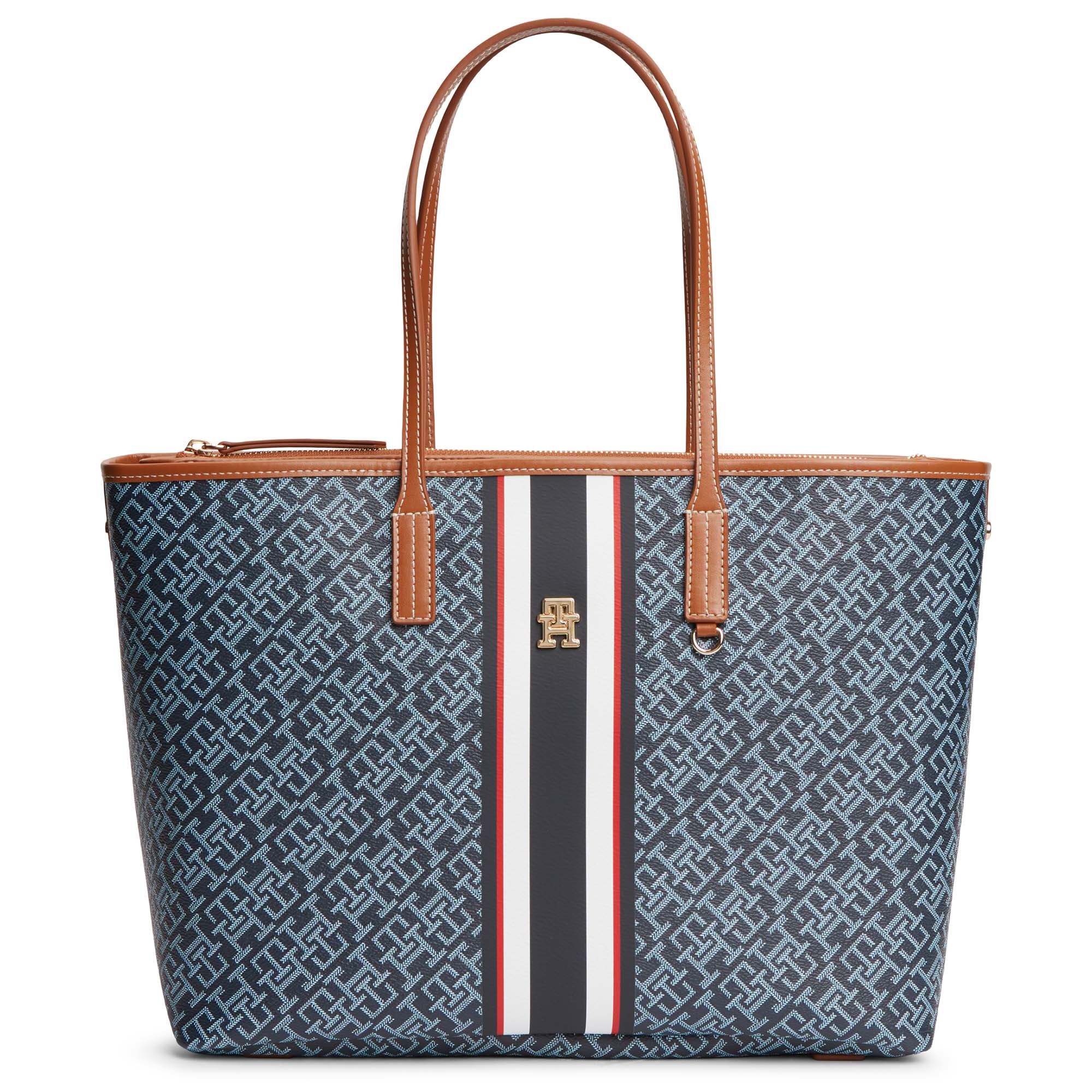 TH_MONOPLAY_TOTE_STRIPE_LE_AW0AW18390_0GY_Image_1