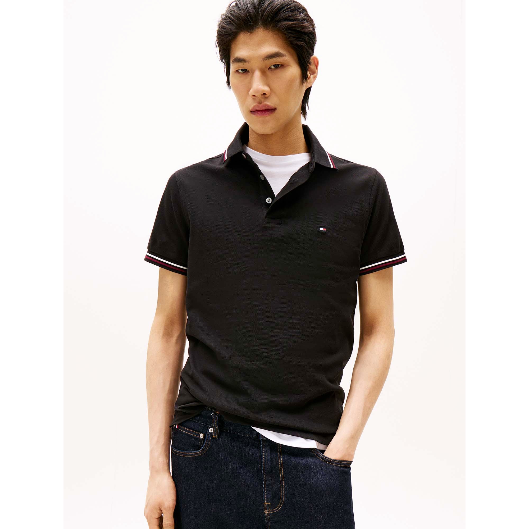 TIPPED_SLIM_FIT_POLO_MW0MW37346_BDS_Image_2