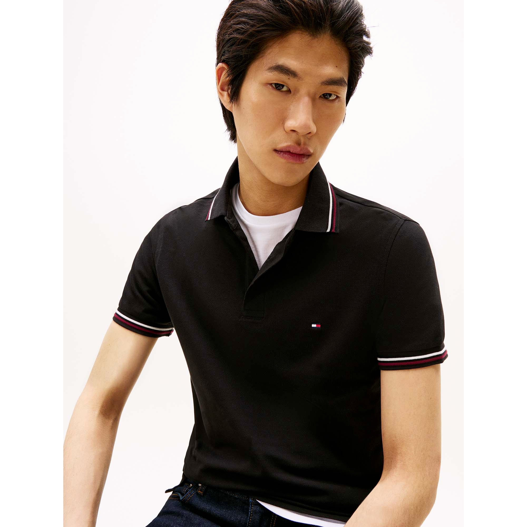 TIPPED_SLIM_FIT_POLO_MW0MW37346_BDS_Image_5