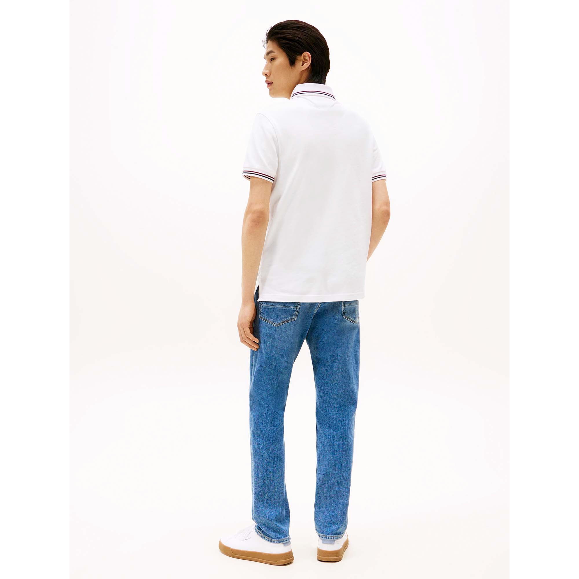 TIPPED_SLIM_FIT_POLO_MW0MW37346_YBR_Image_3