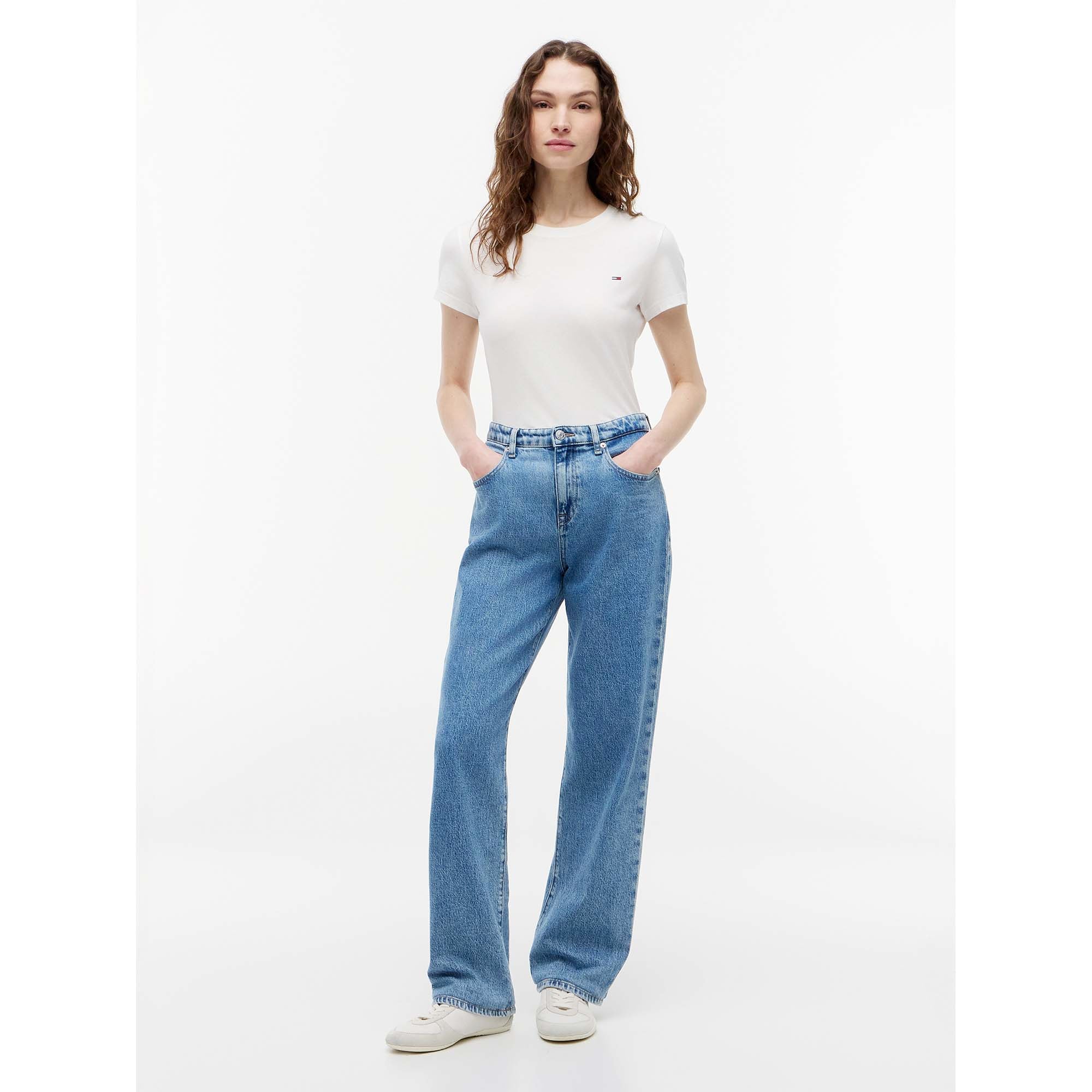 TJW_SLIM_C-NECK_TEE_DW0DW20459_YBL_Image_5