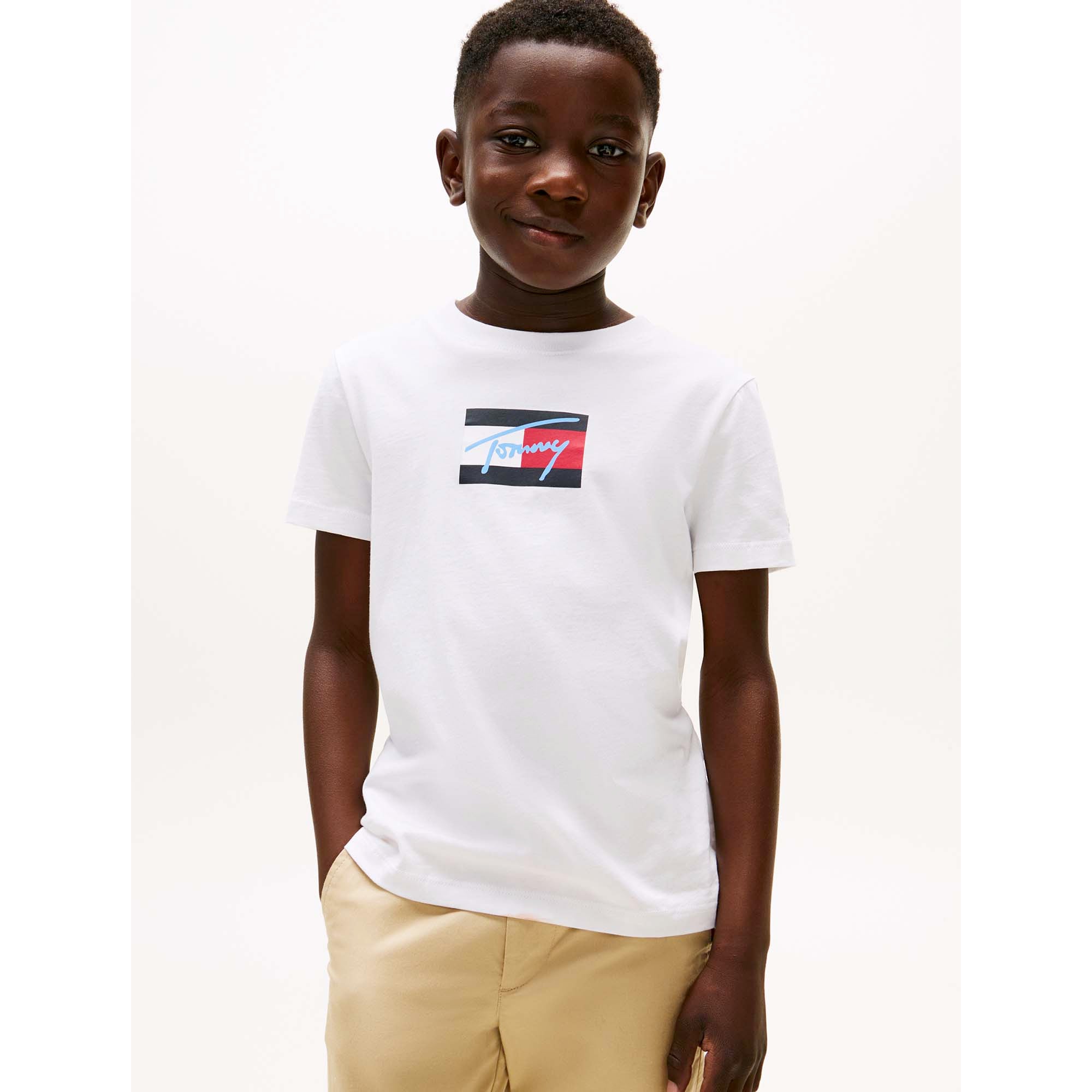 TOMMY_SCRIPT_FLAG_PRINT_TEE_SS_THKB0KB09725T_YBR_Image_2