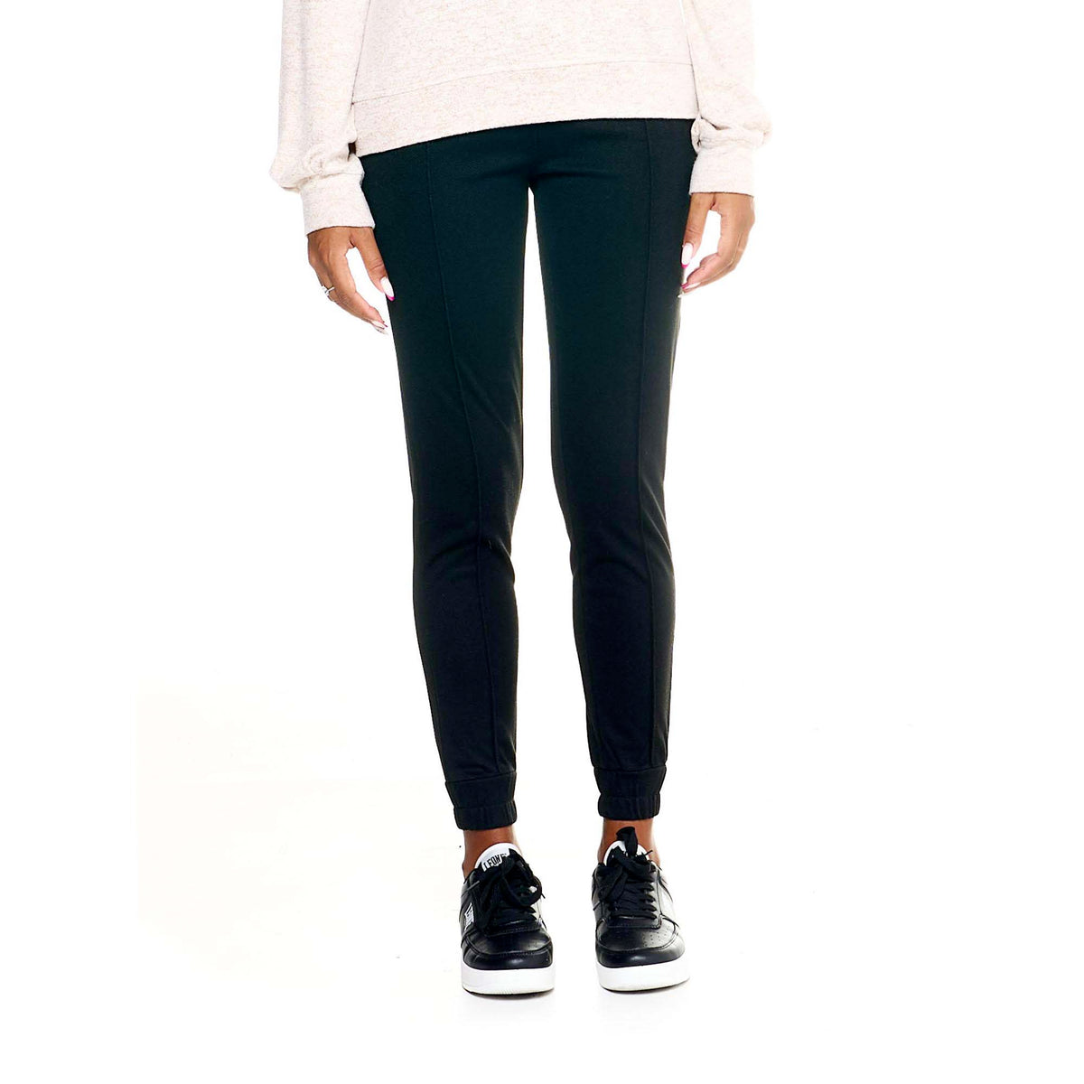 WOMAN_PANTS_WITH_ELASTIC_BOTTOM_CHIC_BOXING_W5289P7T14_09_Image_1