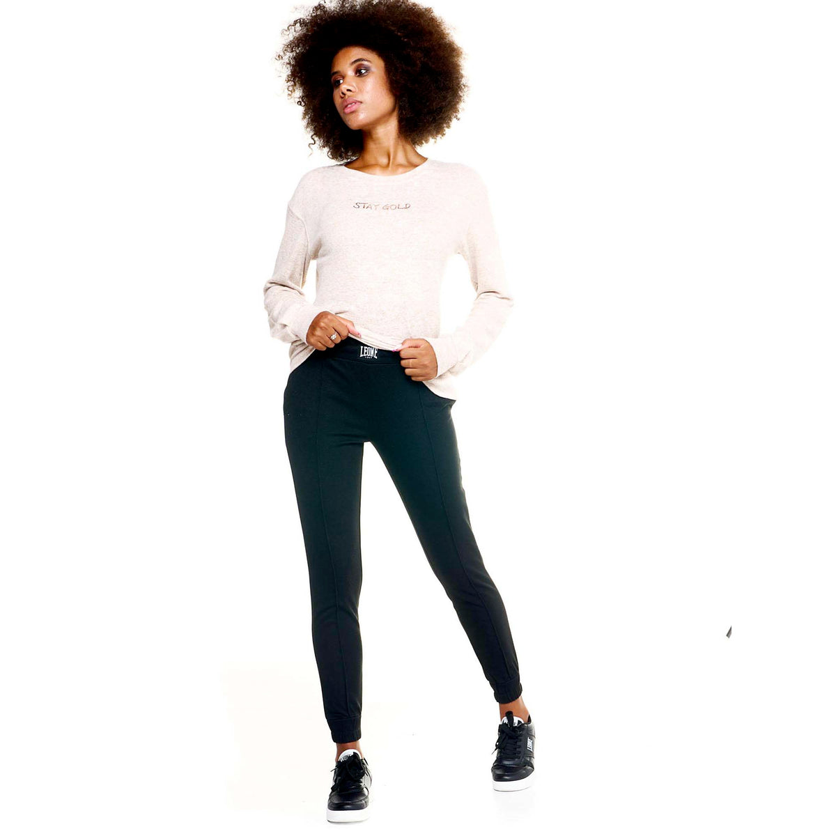 WOMAN_PANTS_WITH_ELASTIC_BOTTOM_CHIC_BOXING_W5289P7T14_09_Image_2