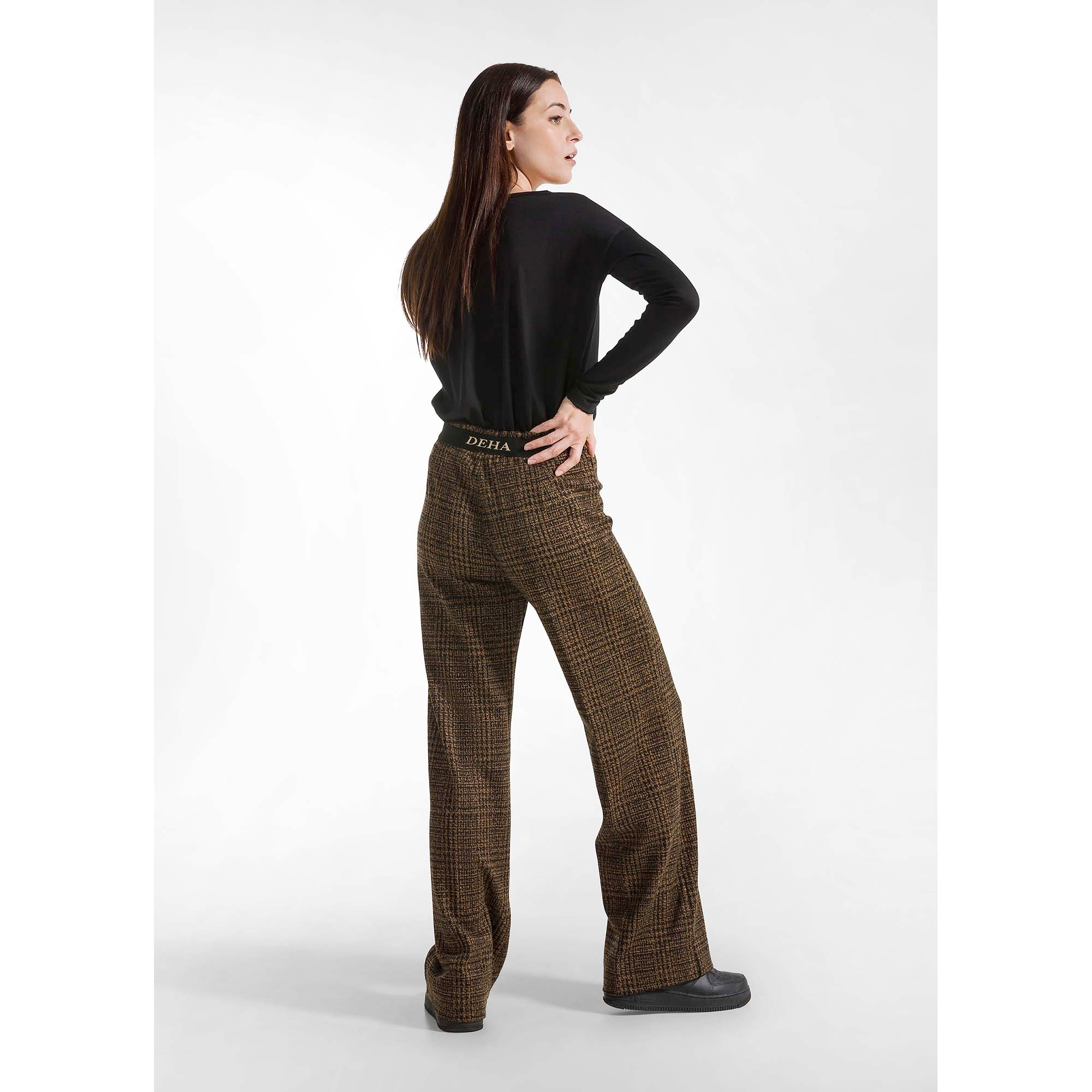 CHECK_JACQUARD_PALAZZO_PANTS_D12746_26117_Image_2