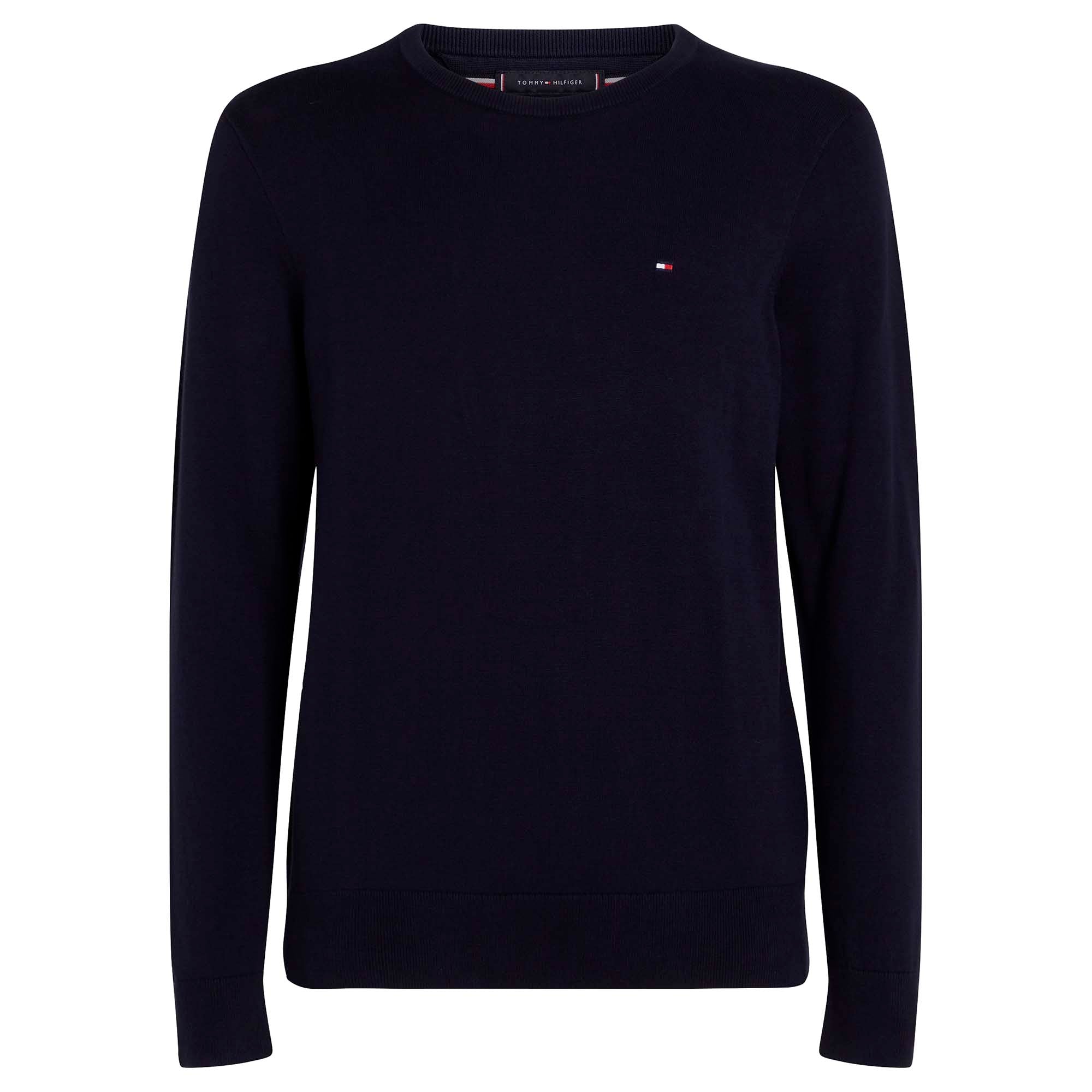 CORE_ESSENTIAL_COTTON_CREW_NECK_MW0MW14748_DW5_Image_1
