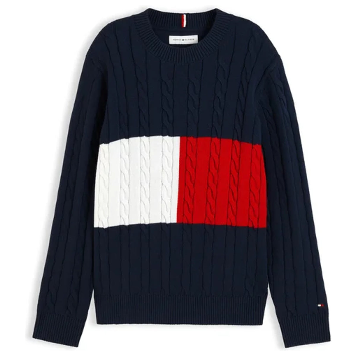COTTON_CABLE_SWEATER_KB0KB09753T_0MS_Image_1