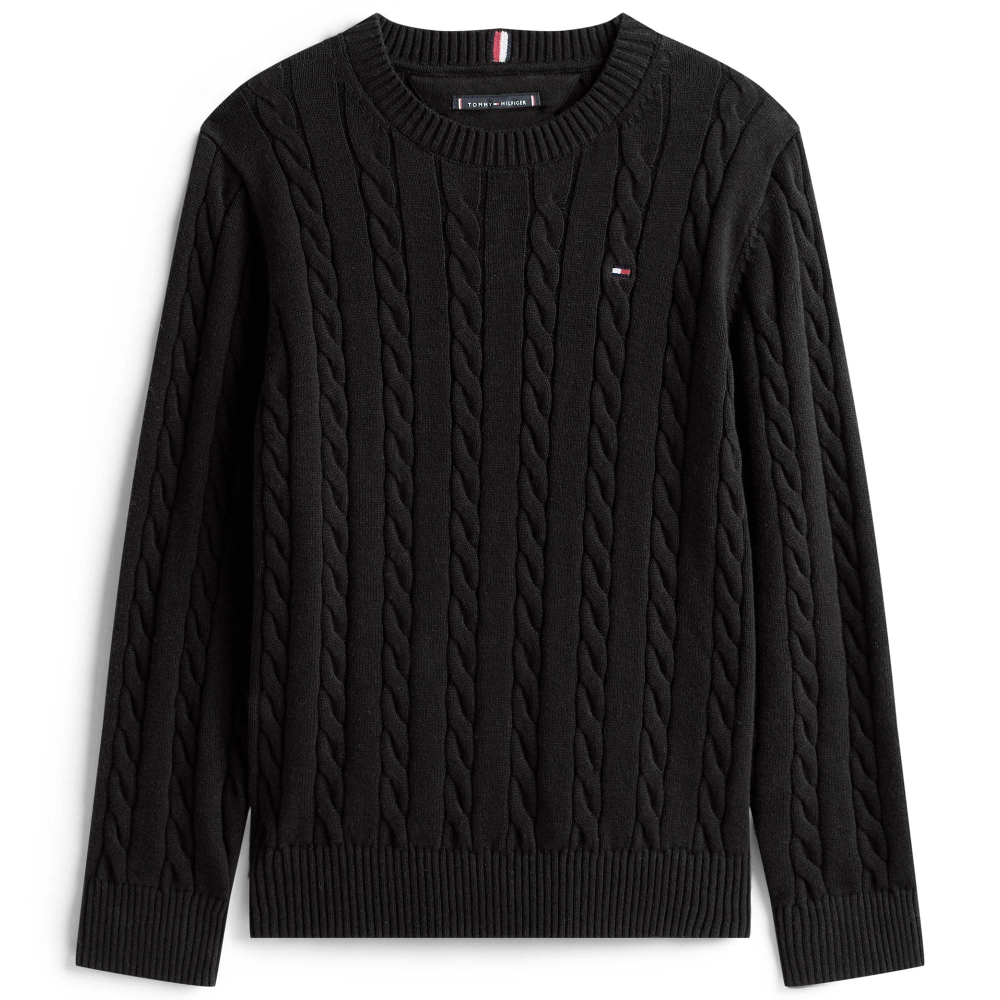 COTTON_CABLE_SWEATER_KB0KB09753T_BDS_Image_1
