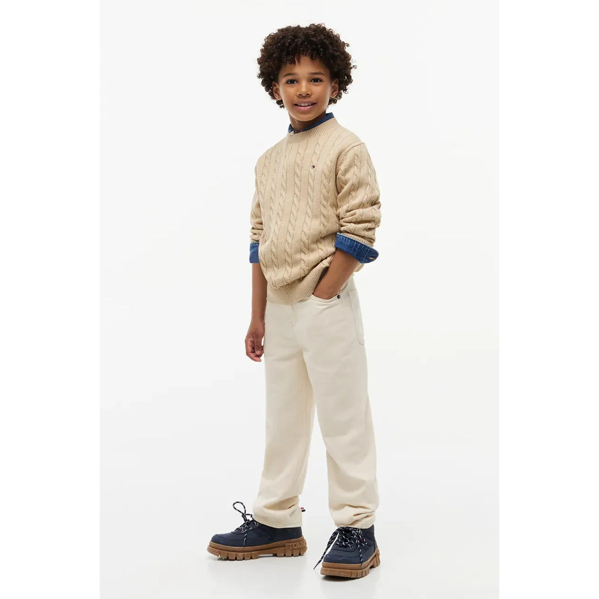 COTTON_CABLE_SWEATER_KB0KB09753T_Z00_Image_5