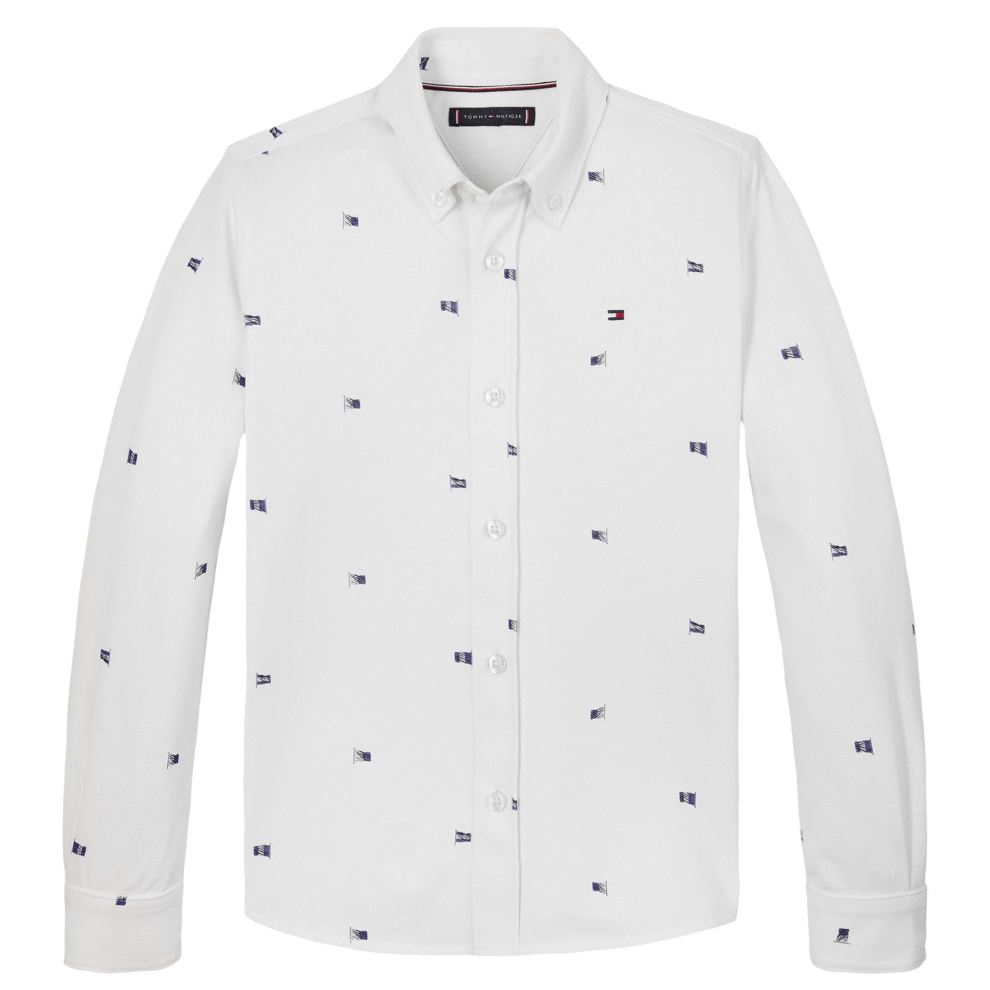 FLAGS_PRINTED_PIQUE_REG_SHIRT_THKB0KB09594T_YBR_Image_1