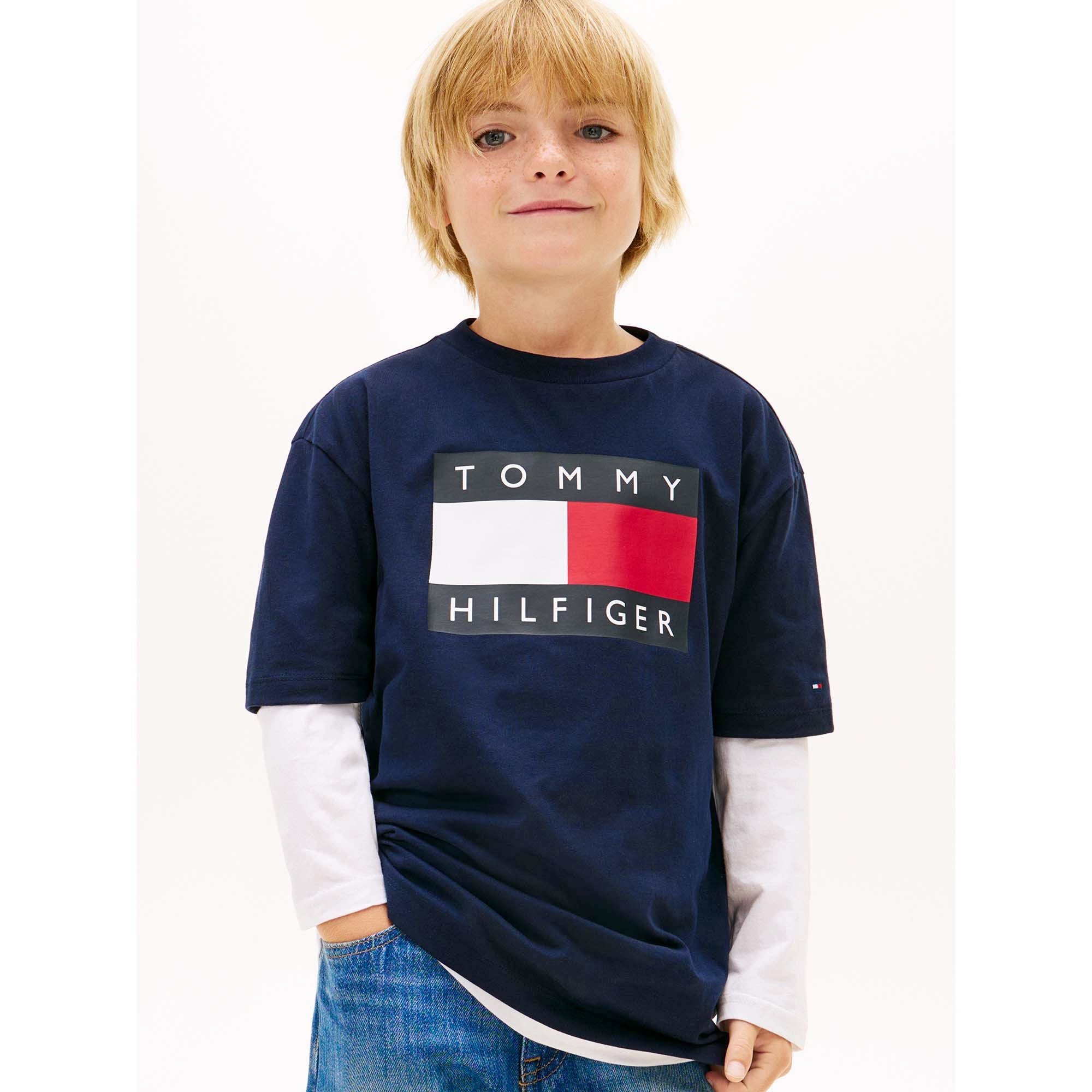 HERITAGE_PRINTED_FLAG_T-SHIRT_KB0KB10340T_C1G_Image_2