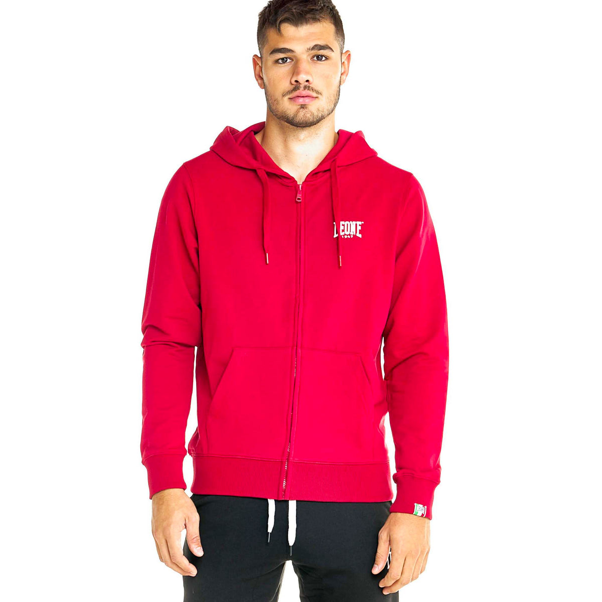 MAN_HOODY_FULL_ZIP_BASIC_SMALL_LOGO_LSM3001_51_Image_1