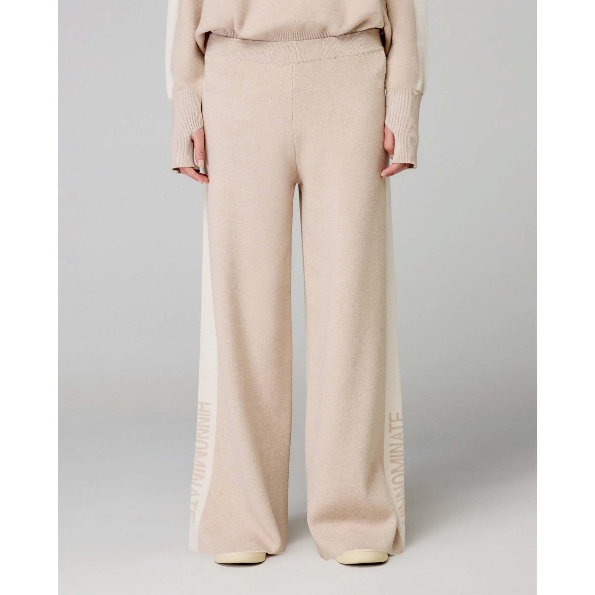 PANTALONE_IN_MAGLIA_A_PALAZZO_CBANDE_IN_CONTRASTO_HMABW02131MTTM0001_BE11_Image_2