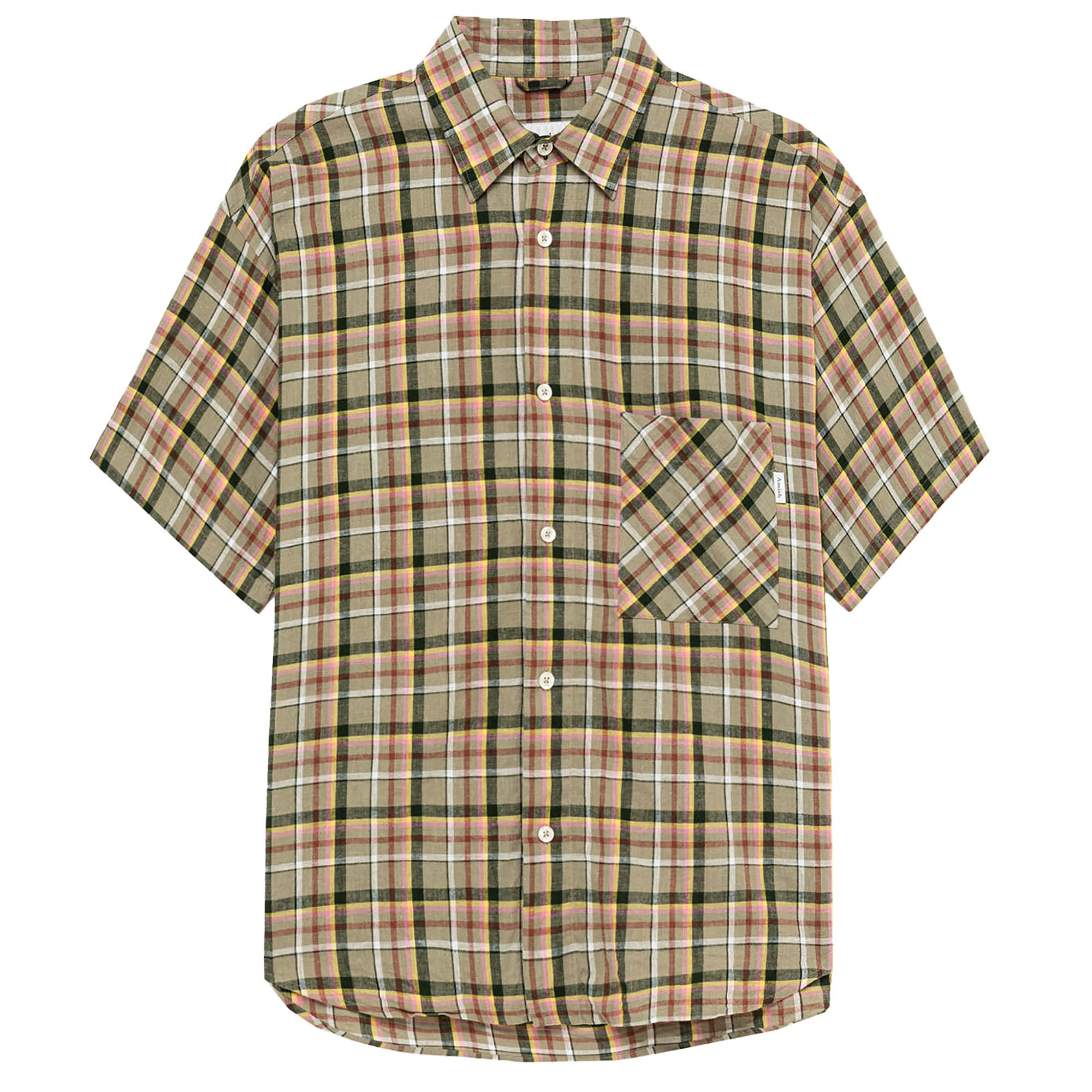 SHIRT_DROPPED_SS_MAN_AMISH_AMU126CK980124_C0112_Image_1