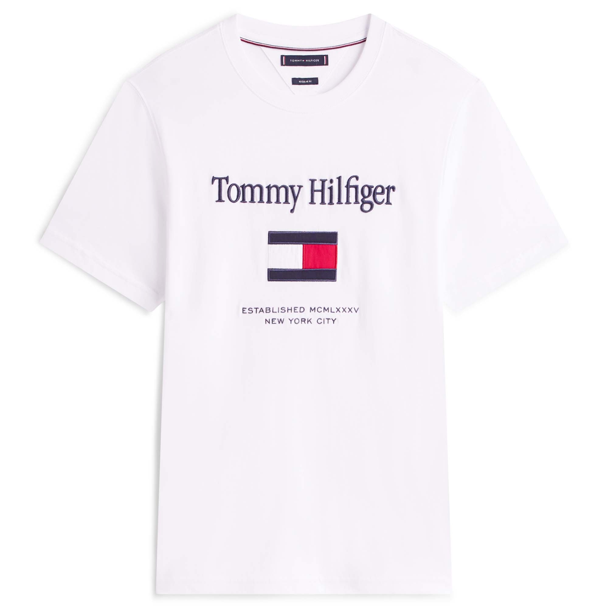 TOMMY_EMBRO_FLAG_TEE_MW0MW42736_YBR_Image_1