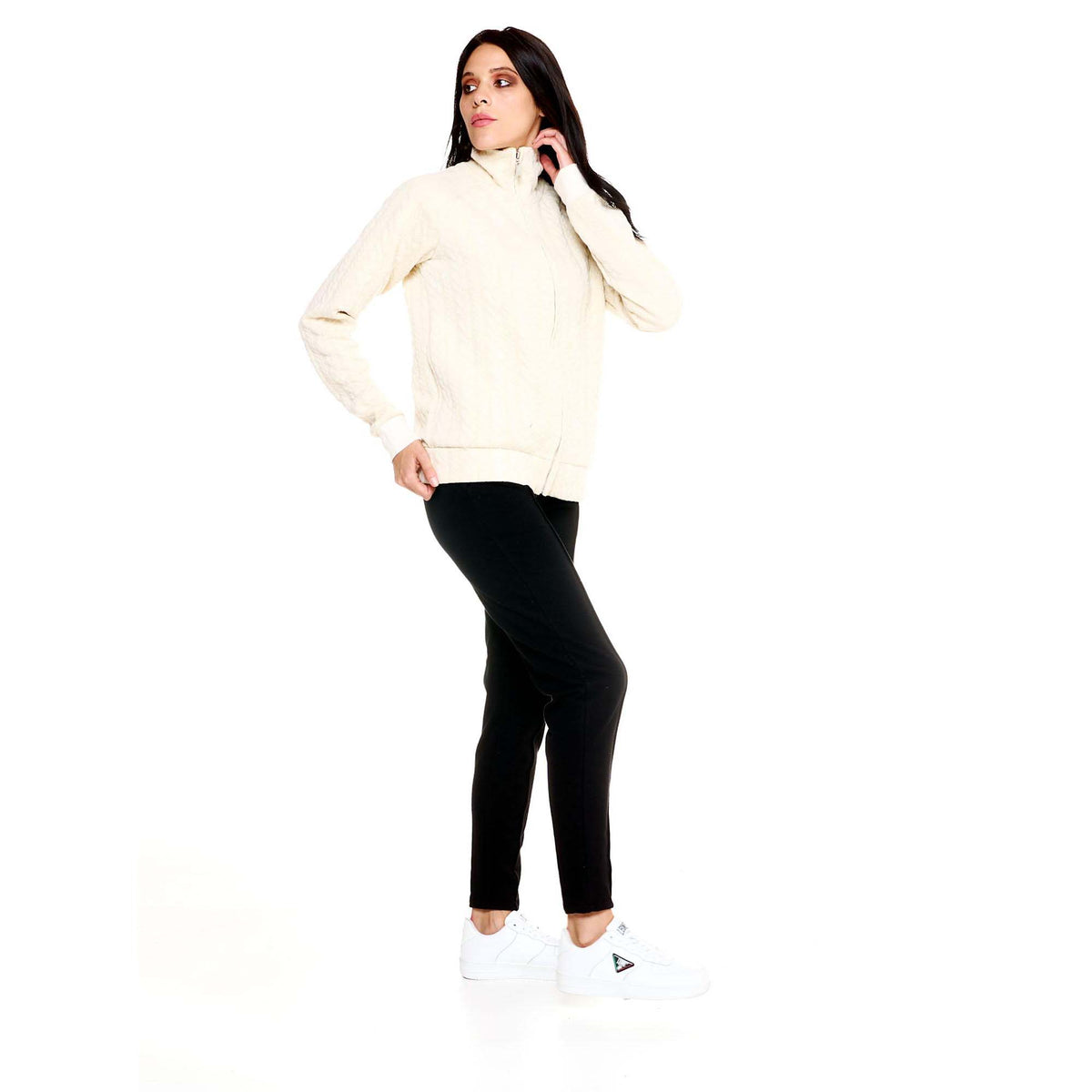WOMAN_HIGH_COLLAR_BONDED_FULL_ZIP_GREYSS_W5301T7B01_166_Image_3